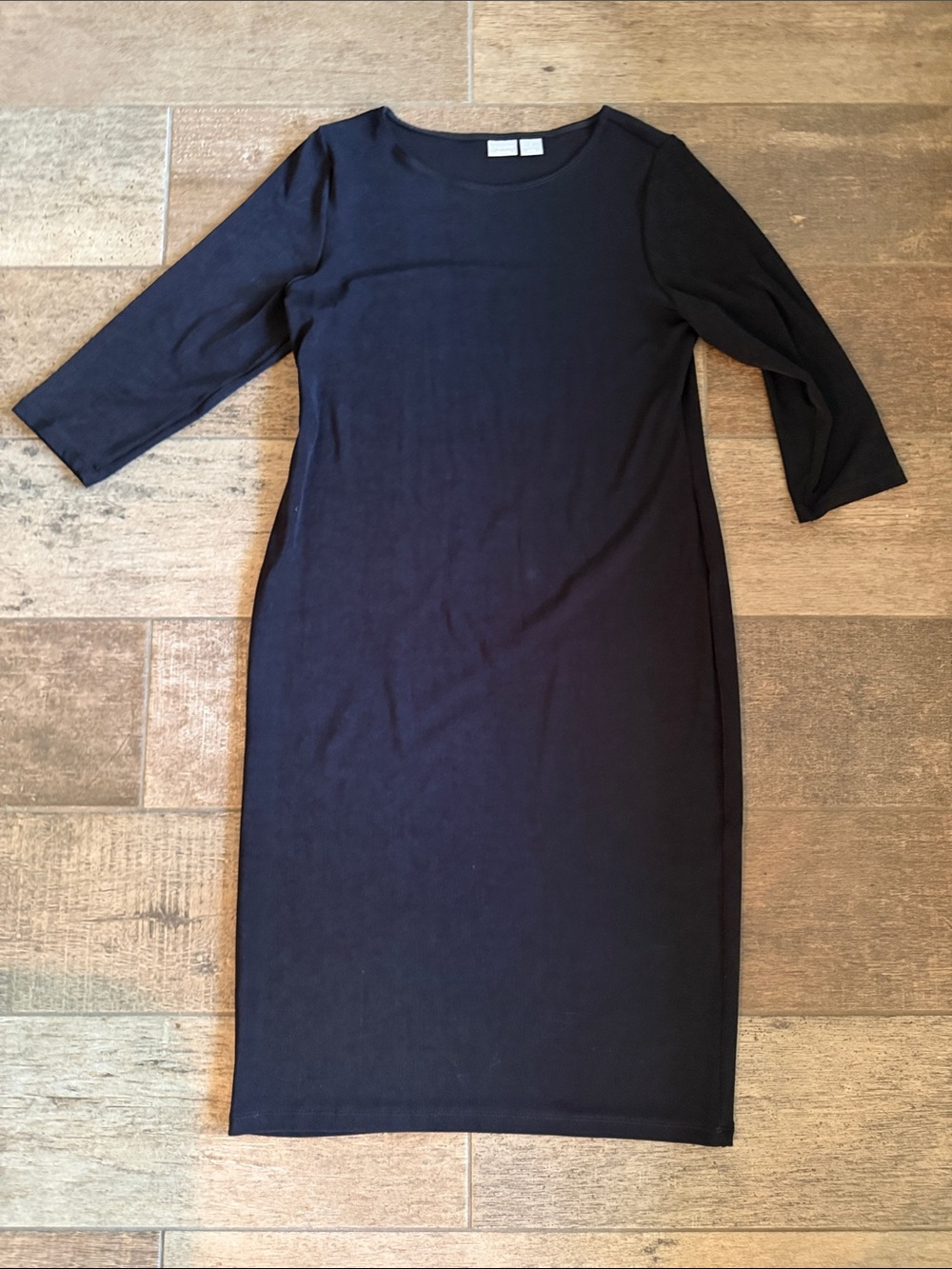 Chico's Black Midi Sheath Dress